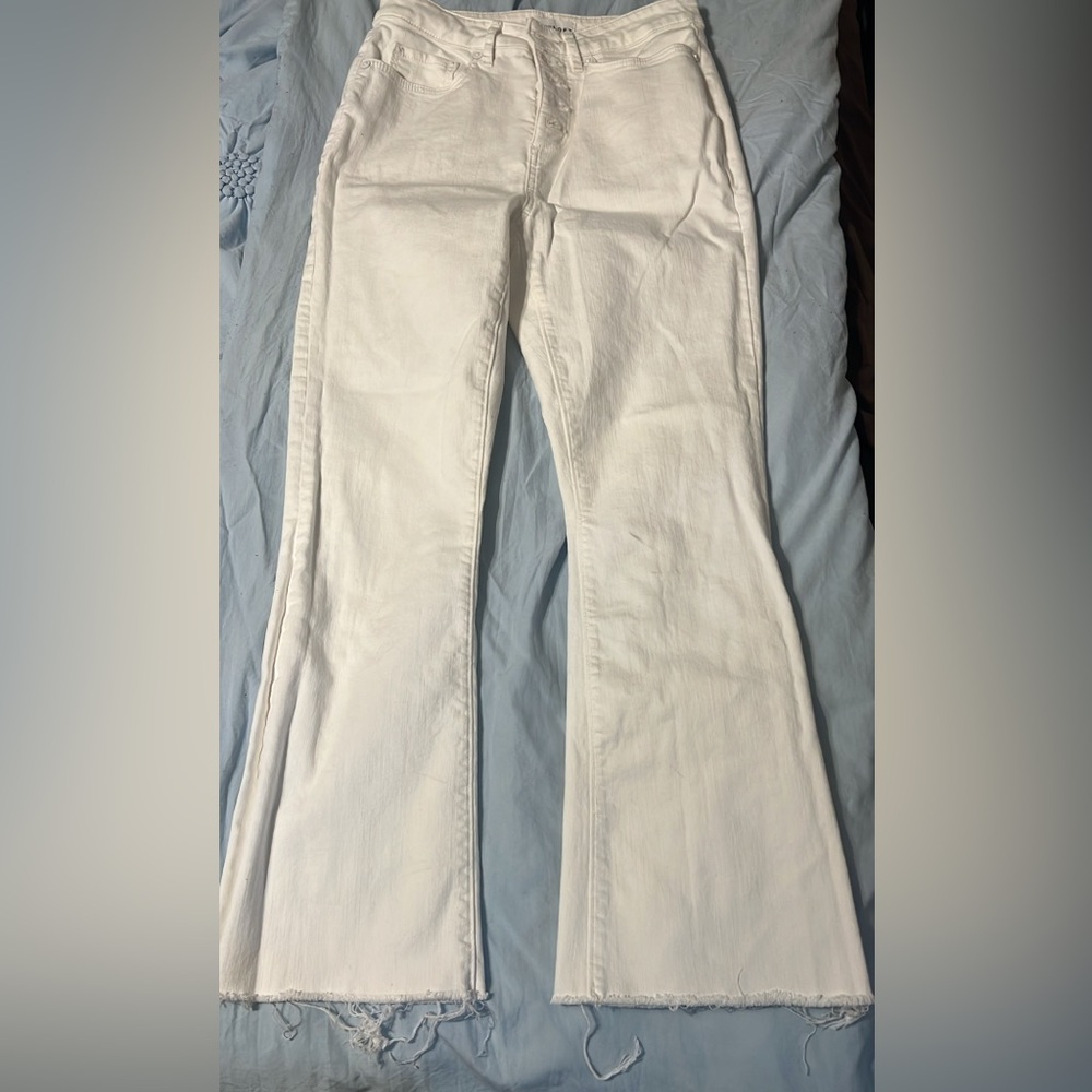 LOFT White Flare & Wide Leg Jeans